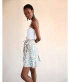 Express Womens Floral Sash Tie Waist