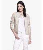 Express Womens Express Womens Who What Wear Pick (minus The) Leather Double Peplum Jacket