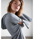 Express Womens Cut-out Sleeve Sweatshirt Dress