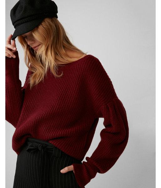 Express Womens Volume Sleeve Pullover