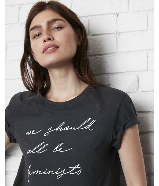Express Womens Express Womens Express One Eleven We Should All Be Feminists Cotton Tee