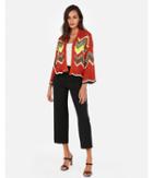 Express Womens Crochet Chevron Cover-up
