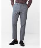 Express Mens Slim Grey Mini Check Dress Pants