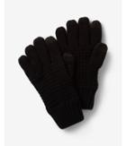 Express Mens Textured Knit Gloves