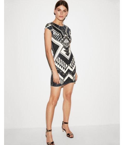 Express Womens Sequin Cap Sleeve Mini