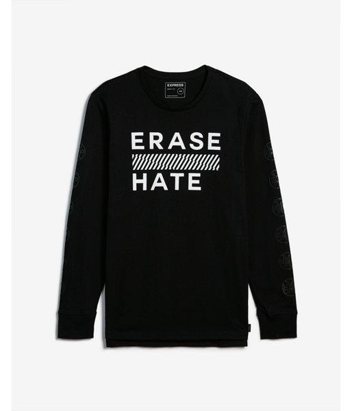 Express Mens Erase Hate Graphic Tee