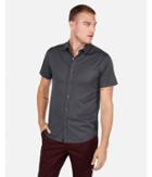 Express Mens Express Mens Slim Wrinkle-resistant Button-down Short Sleeve Performance