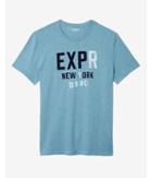 Express Pieced Logo Supersoft Crew Neck Graphic Tee