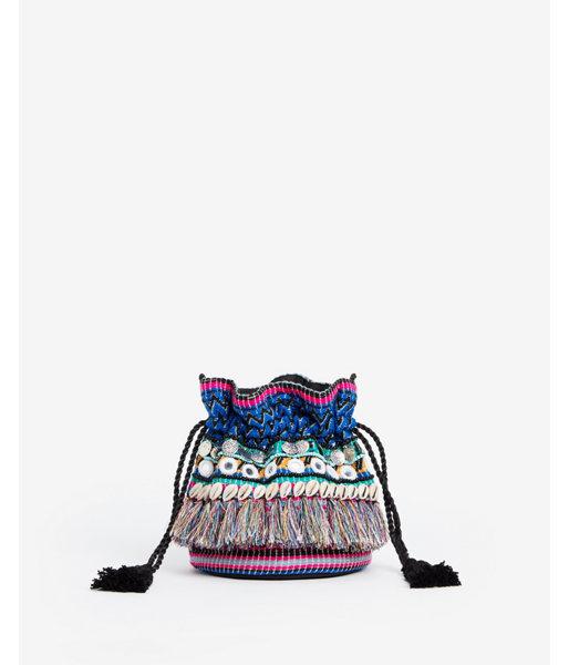Express Womens Multi-color Coin Bucket Bag