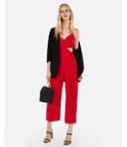 Express Womens Cut-out Cropped Jumpsuit