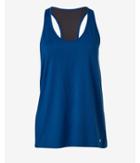 Express Womens Blue Exp Core Mesh And Tulip Back Tank