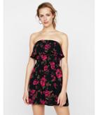 Express Womens Floral Smocked Cami Dress