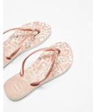 Express Womens Havaianas Animal Print Flip Flops