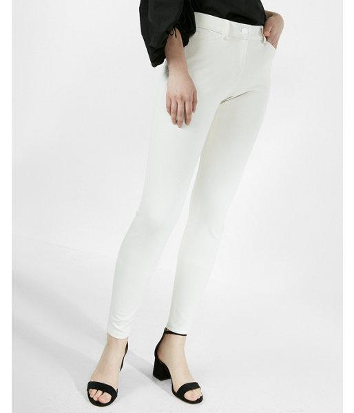Express Petite Mid Rise Stretch+ Performance Twill