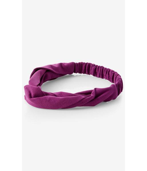 Express Women's Accessories Berry Crossed Loop Stretch Headband