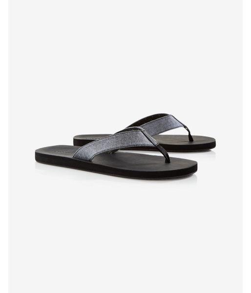 Express Mens Chambray Flip Flops