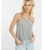 Express Womens Express One Eleven Burnout Strappy V-neck Cami