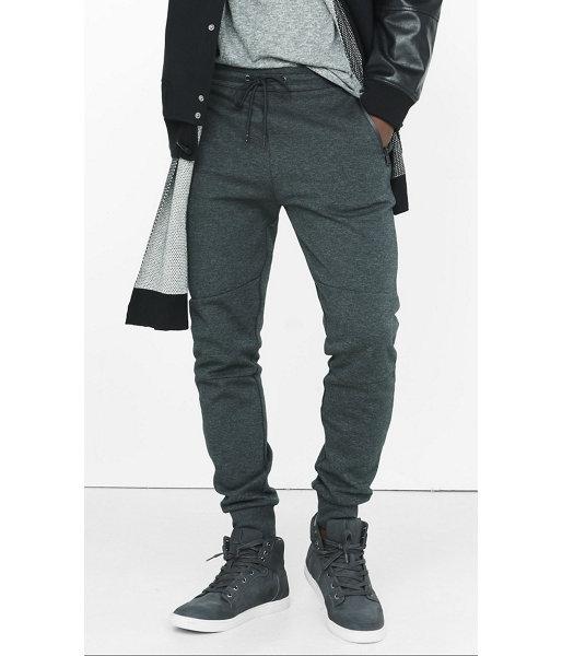 Express Men's Jogger Pants Gray Drawstring Jogger Pant