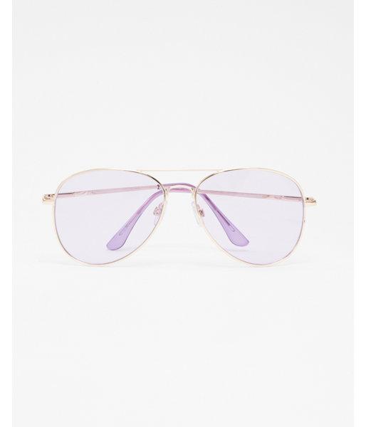 Express Womens Gold Aviator