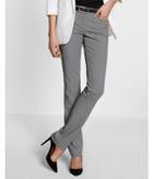Express Womens Low Rise Printed Slim Columnist Pant