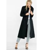 Express Women's Outerwear Long Wool Blend Trench Coat