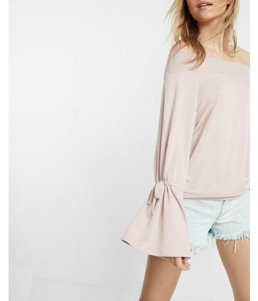 Express One Eleven Off The Shoulder Tie