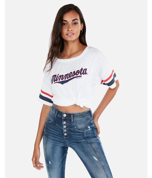 Express Womens Minnesota Twins Dolman Tee