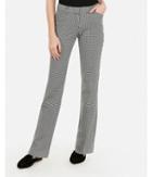 Express Womens Low Rise Houndstooth Barely Boot Editor Pant