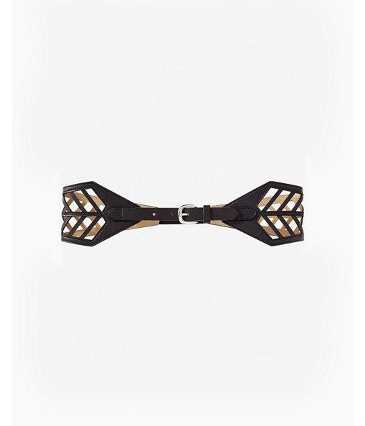 Express Womens Tapered Cut-out Belt