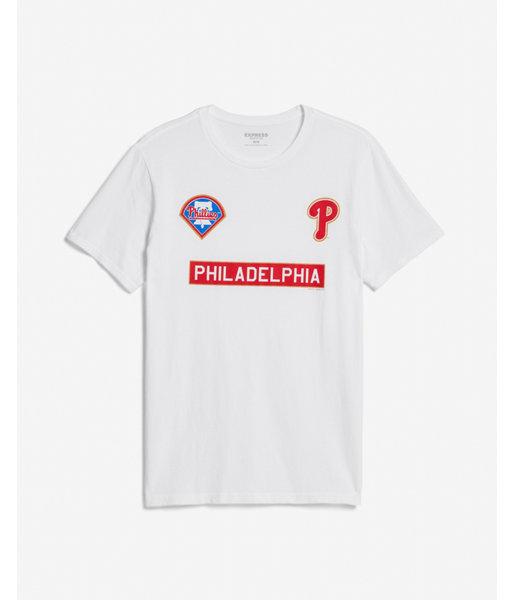 Express Mens Philadelphia Phillies Duo Graphic Tee