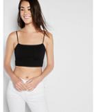 Express Womens Express One Eleven Lined Cropped Cami