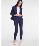 Express Womens 24 Inch Slim Notch Collar One Button Jacket