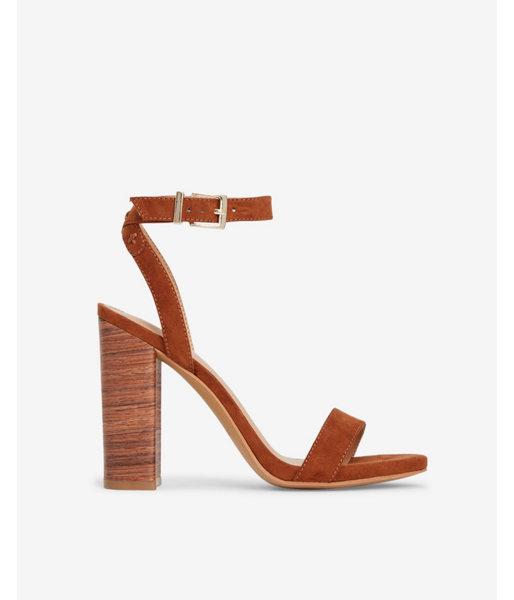 Express Womens Wood Essex Heel