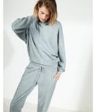 Express Womens Crossover Neck Hoodie