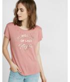 Express Womens Express One Eleven Last Night Distressed Boxy Tee