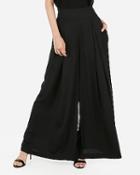 Express Womens High Waisted Fluid Crepe Wide Leg Palazzo Pant