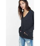 Express Women's Sweatshirts Express One Eleven V-neck Hoodie
