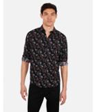 Express Mens Slim Floral Rayon Dress