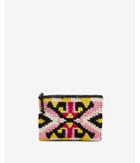 Express Womens Multi-color Fabric Pouch