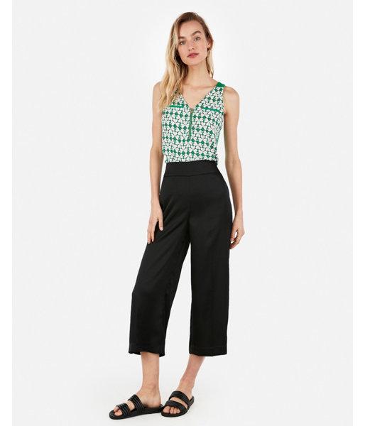 Express Womens Shamrock Zip Front Hudson Tank