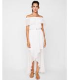 Express Womens Off The Shoulder Fit And Flare