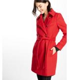 Express Womens Wool Trench Coat With