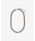 Express Womens Bezel Crystal Rope Necklace