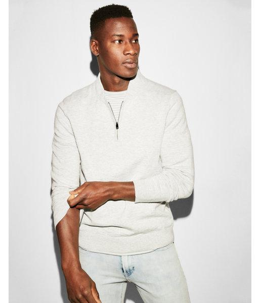 Express Mens Half Zip Mock Neck