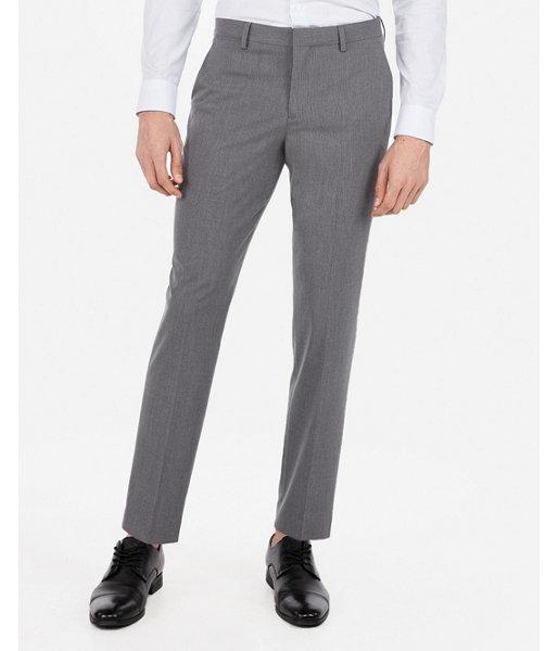 Express Mens Slim Stripe Wrinkle-resistant Stretch Dress Pants