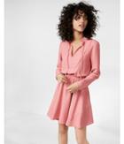Express Tie Neck Elastic Waist Long