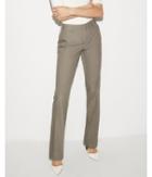 Express Womens Mid Rise Windowpane Barely Boot Columnist Pant