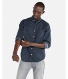 Express Mens Slim Floral Button Down