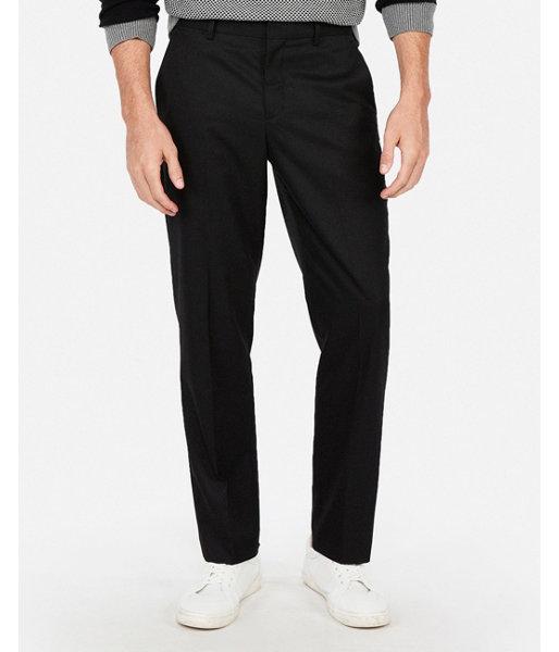Express Mens Express Mens Classic Stretch Wrinkle-resistant Lightweight Flannel Dress Pants