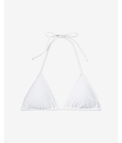 Express Solid Adjustable Triangle Bikini Top